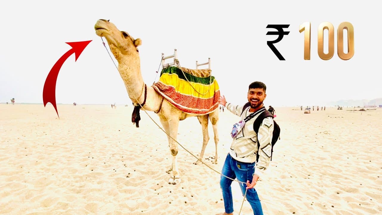 Desert Vibes in Kashi: Camel Ride on the Ganges Sands